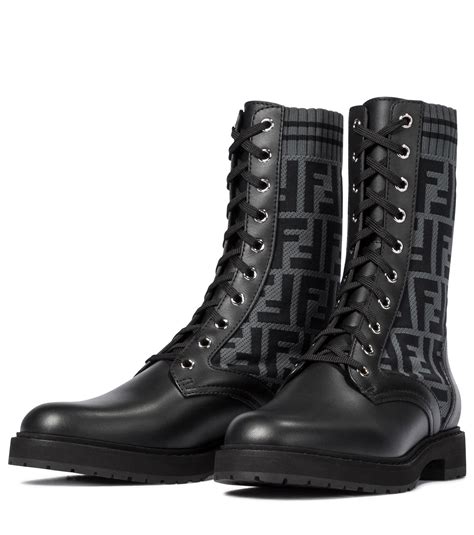 fendi rockoko sneakers|Fendi combat boots.